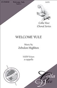 Welcome Yule SATB choral sheet music cover Thumbnail